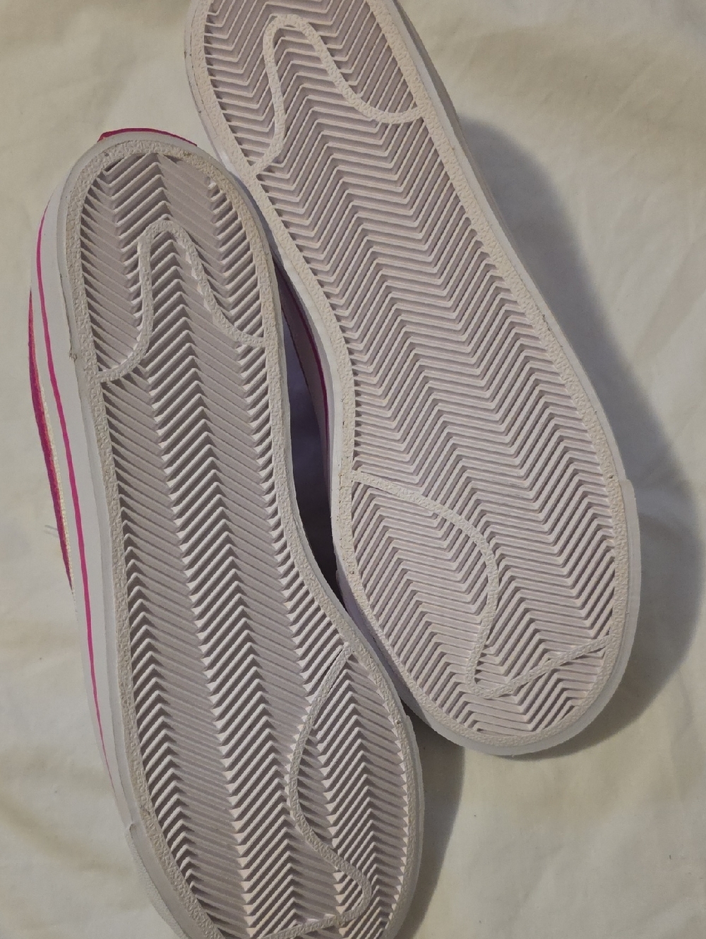 Nike Court Legacy White/laser Fuchsia Big Girls 6.5/Womens 8 - Picture 10 of 12